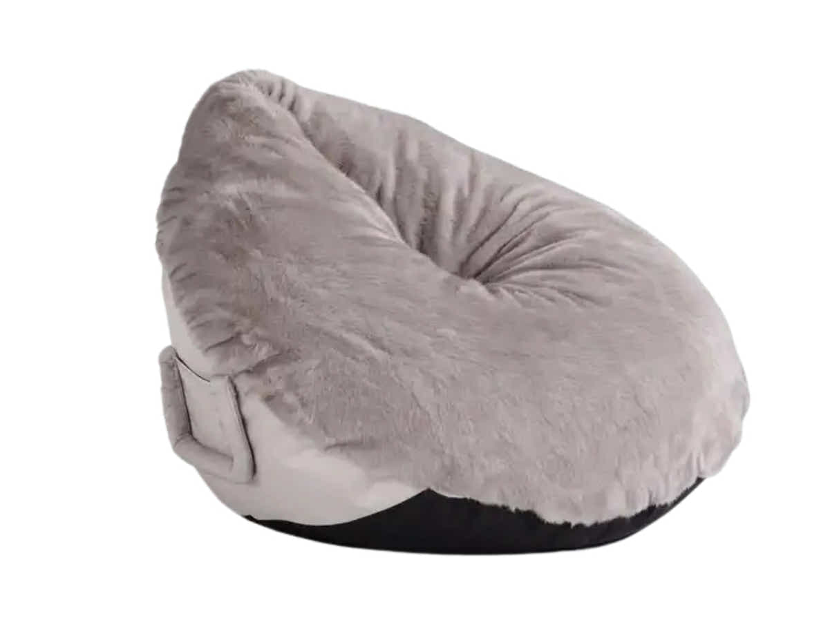 Leaf-Shaped Foam Bag Chair - Brown