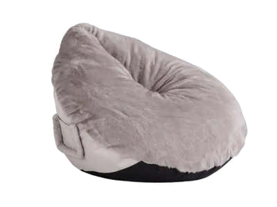 Leaf-Shaped Foam Bag Chair - Brown