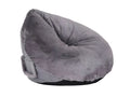 Leaf-Shaped Foam Bag Chair - Grey
