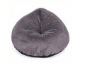 Leaf-Shaped Foam Bag Chair - Grey