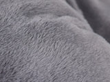Leaf-Shaped Foam Bag Chair - Grey