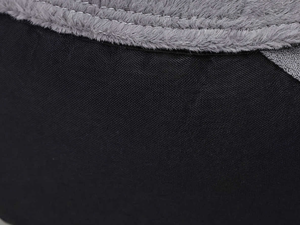 Leaf-Shaped Foam Bag Chair - Grey
