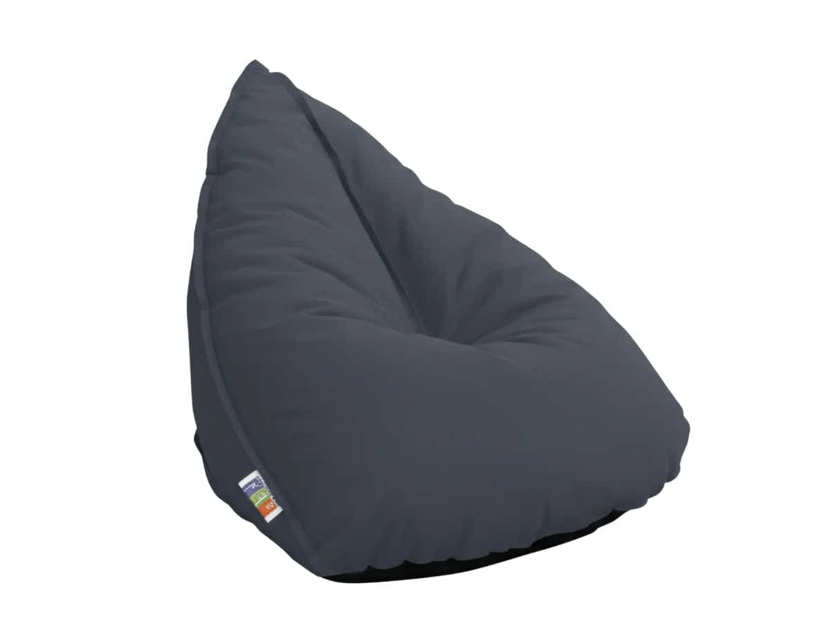 Outdoor Triangle Foam Bag Chair - Grey