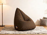 Outdoor Triangle Foam Bag Chair - Brown