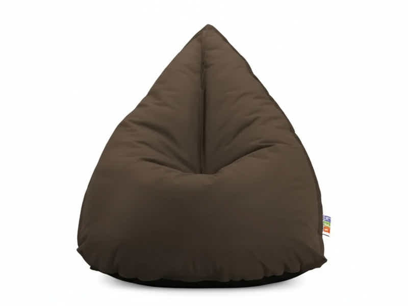 Outdoor Triangle Foam Bag Chair - Brown