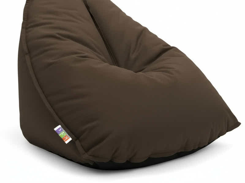 Outdoor Triangle Foam Bag Chair - Brown