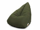 Outdoor Triangle Foam Bag Chair - Olive Green