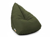 Outdoor Triangle Foam Bag Chair - Olive Green