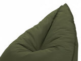Outdoor Triangle Foam Bag Chair - Olive Green