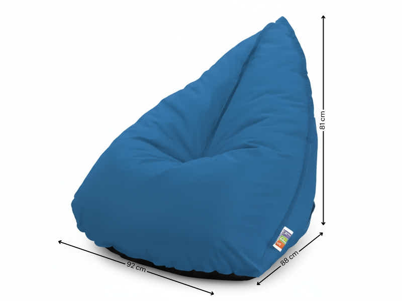 Outdoor Triangle Foam Bag Chair - Blue