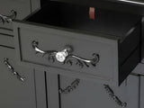 Wood Buffet Table with Drawers & Cabinets - 105 cm