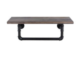 Pipe Shelf with Towel Rack