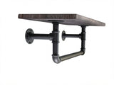 Pipe Shelf with Towel Rack