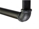 Pipe Shelf with Towel Rack