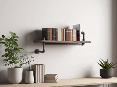1-Tier Pipe Shelf