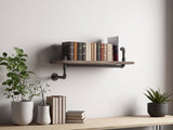 1-Tier Pipe Shelf
