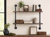 2-Tier Pipe Shelf