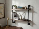 2-Tier Pipe Shelf