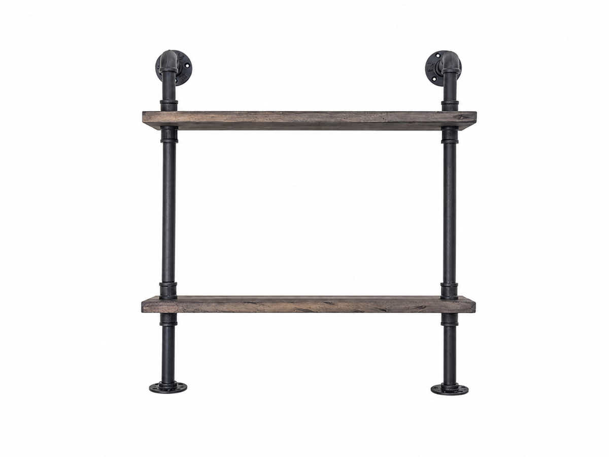 2-Tier Pipe Shelf