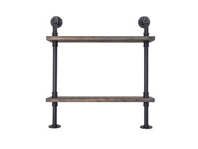2-Tier Pipe Shelf