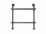 2-Tier Pipe Shelf