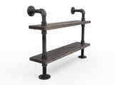2-Tier Pipe Shelf