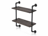 2-Tier Pipe Shelf