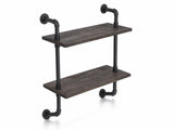 2-Tier Pipe Shelf