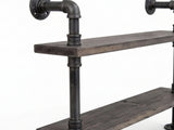 2-Tier Pipe Shelf