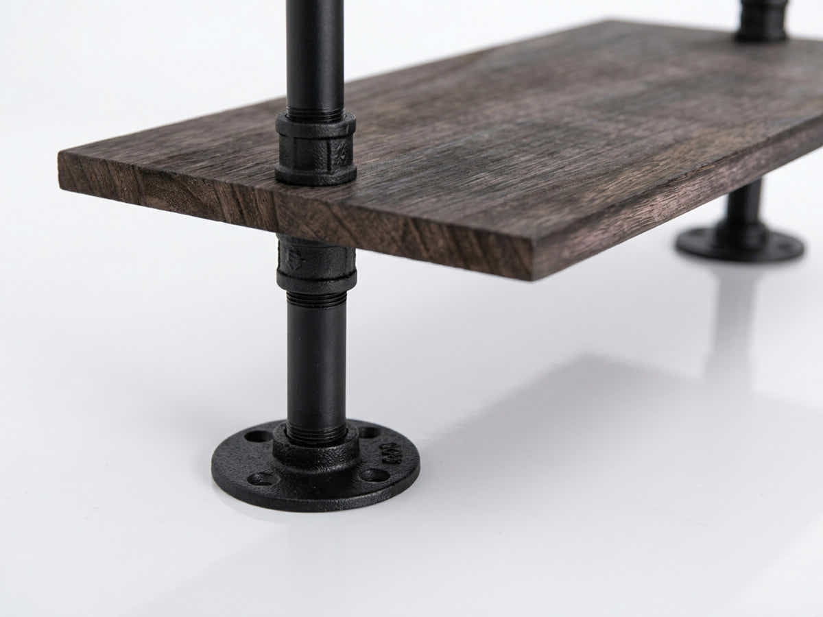 3-Tier Pipe Shelf