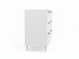 Rechteck 6-Drawer Lowboy - White