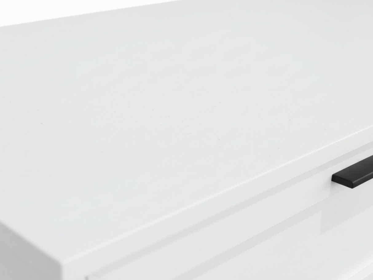 Rechteck 6-Drawer Lowboy - White