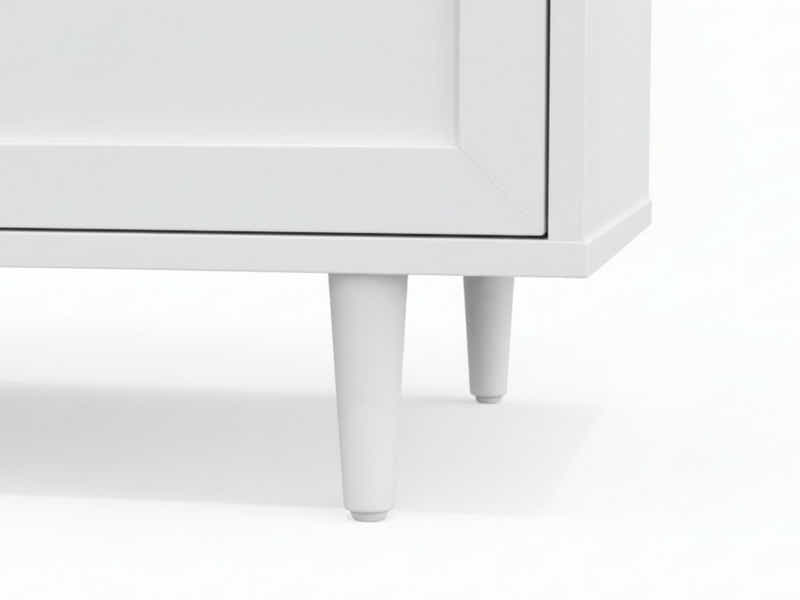 Rechteck 6-Drawer Lowboy - White