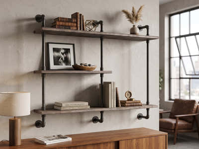 3-Tier Pipe Shelf Storage