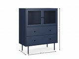 Marinbla Sideboard with Drawers - 80 cm