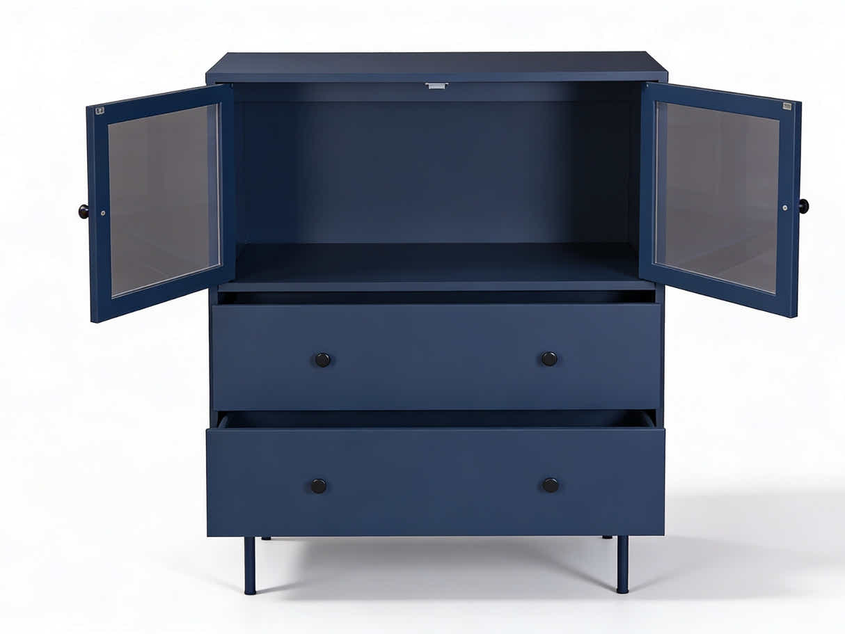 Marinbla Sideboard with Drawers - 80 cm