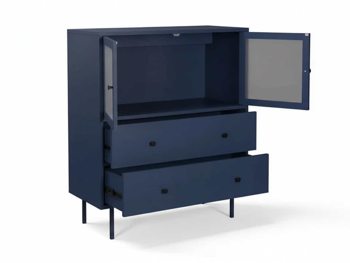 Marinbla Sideboard with Drawers - 80 cm