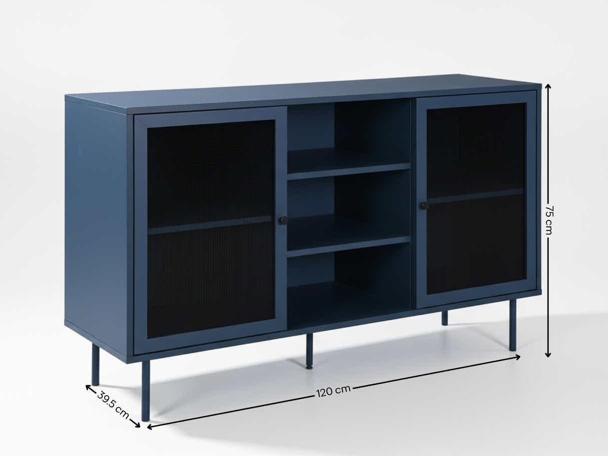 Marinbla Sideboard With Shelves - 120 cm