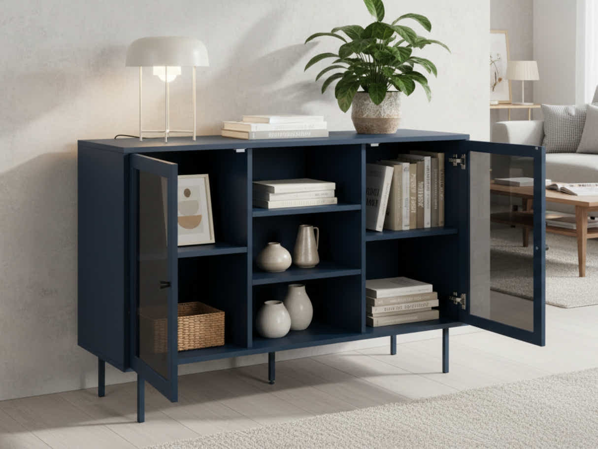 Marinbla Sideboard With Shelves - 120 cm