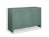 Cambre Green 3-Door Sideboard - 120 cm