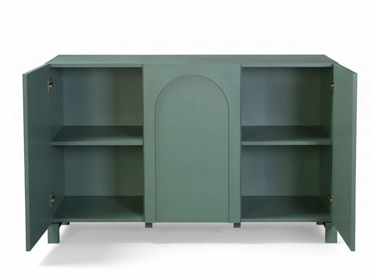 Cambre Green 3-Door Sideboard - 120 cm