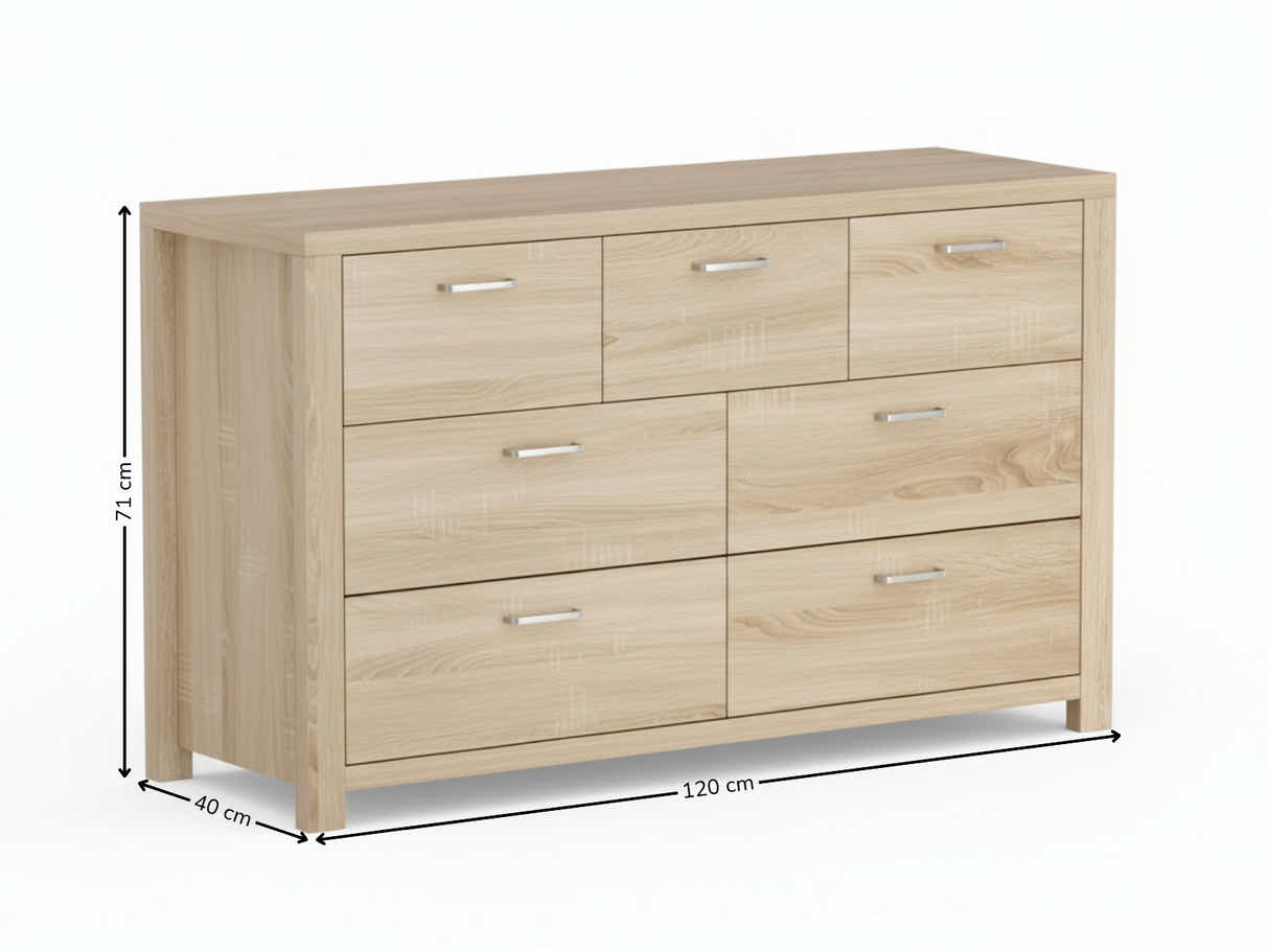 Skog 7 Drawer Lowboy