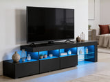 Glansig LED Entertainment Unit - 220 cm