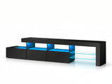 Glansig LED Entertainment Unit - 220 cm