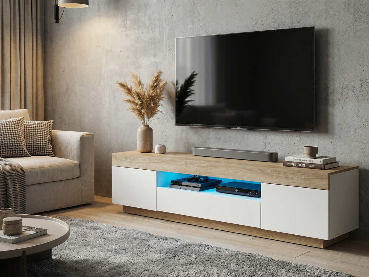 DS Hemiskog Entertainment Unit - 180 cm