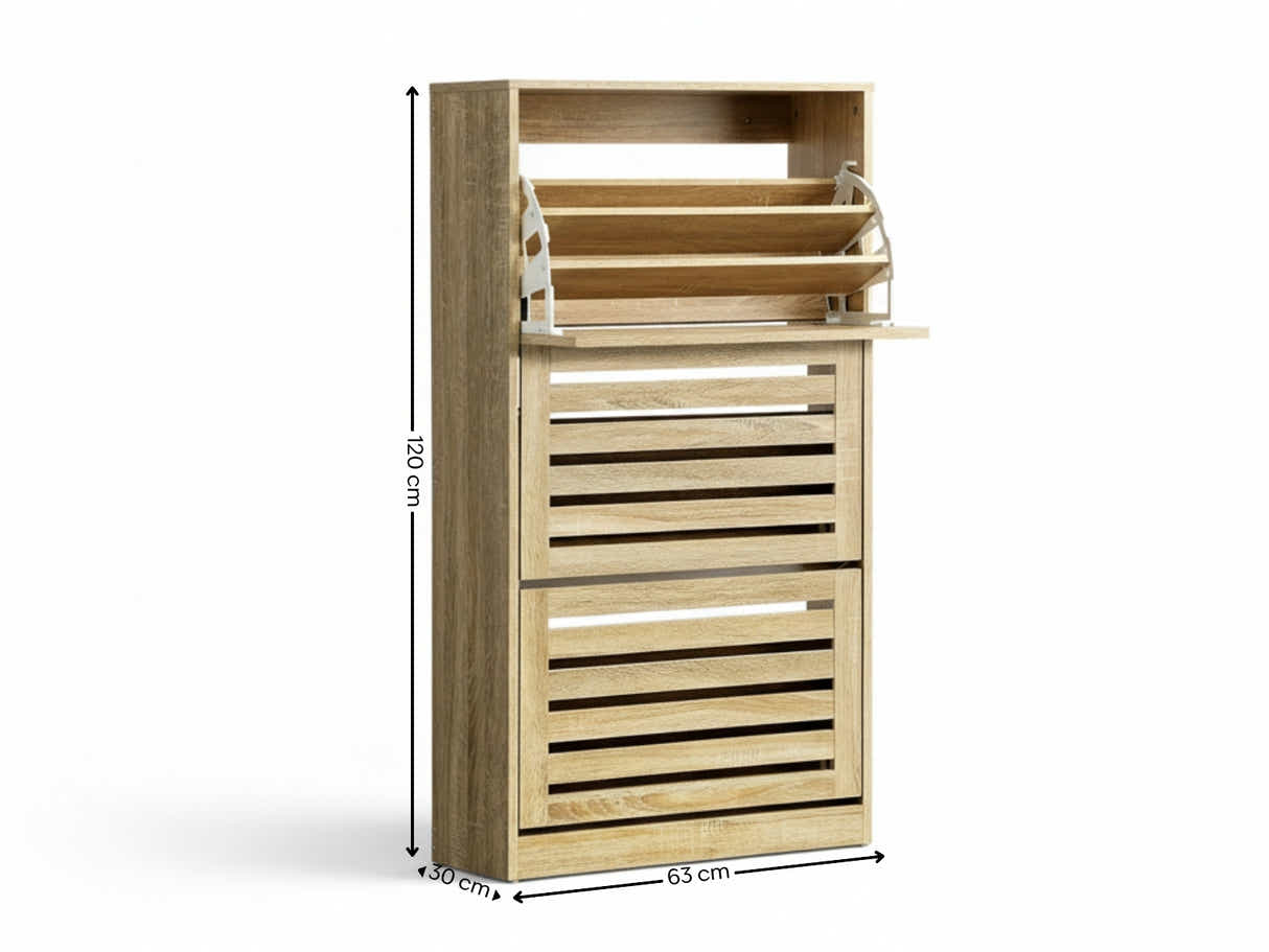 Skog 3-Layer Shoe Cabinet