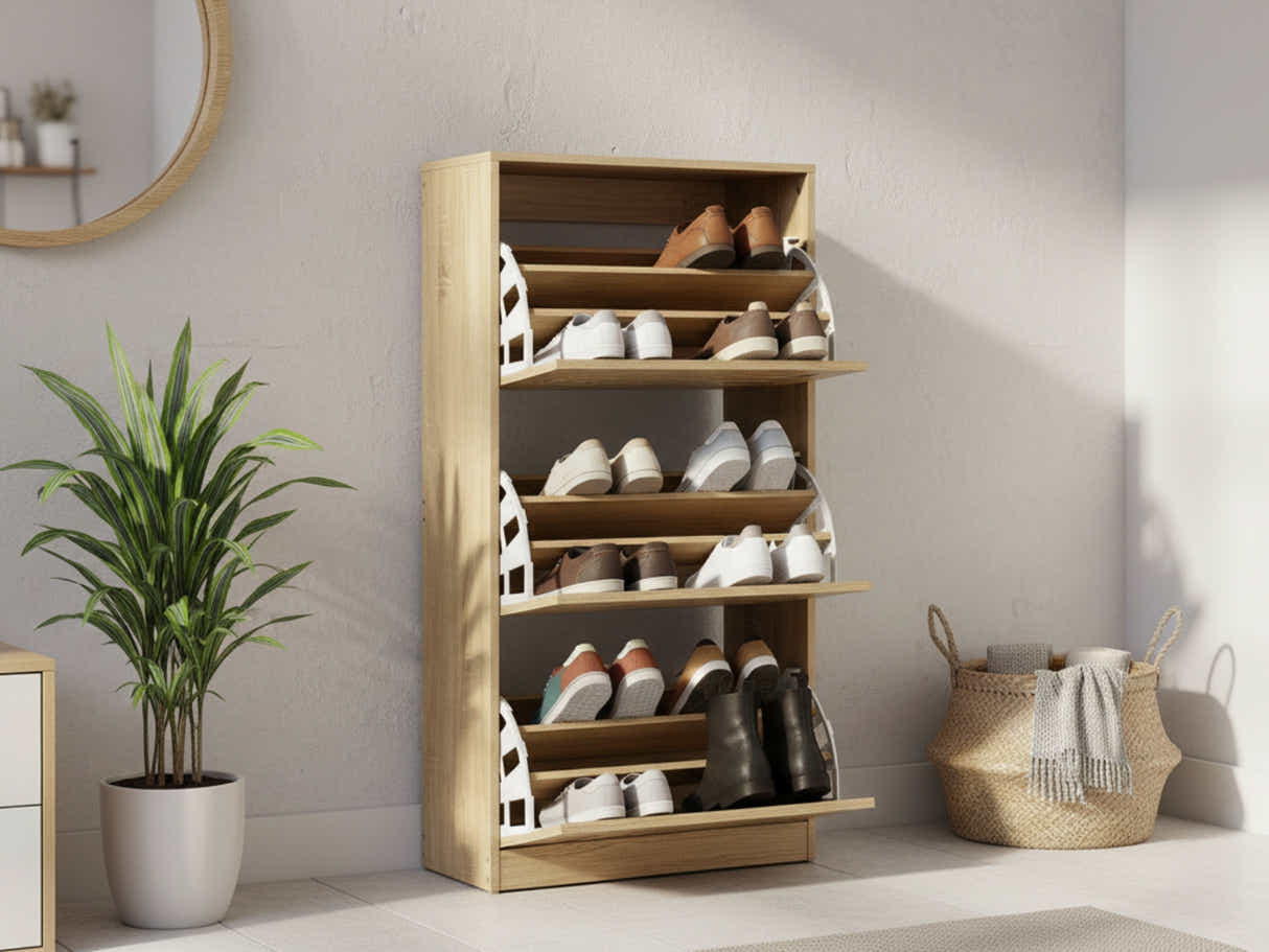 Skog 3-Layer Shoe Cabinet