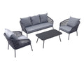 4-Piece Outdoor Sofa Set - Grey