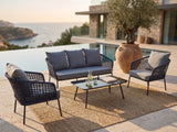 4-Piece Outdoor Sofa Set - Grey