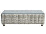 3-Piece Outdoor Sofa Set - Grey + Beige